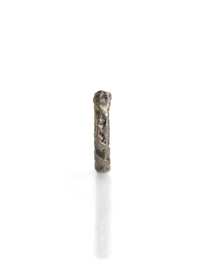 Textured Oxidized Ring