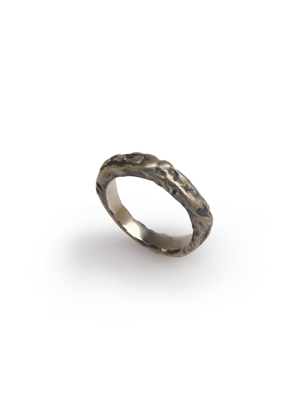 Textured Oxidized Ring