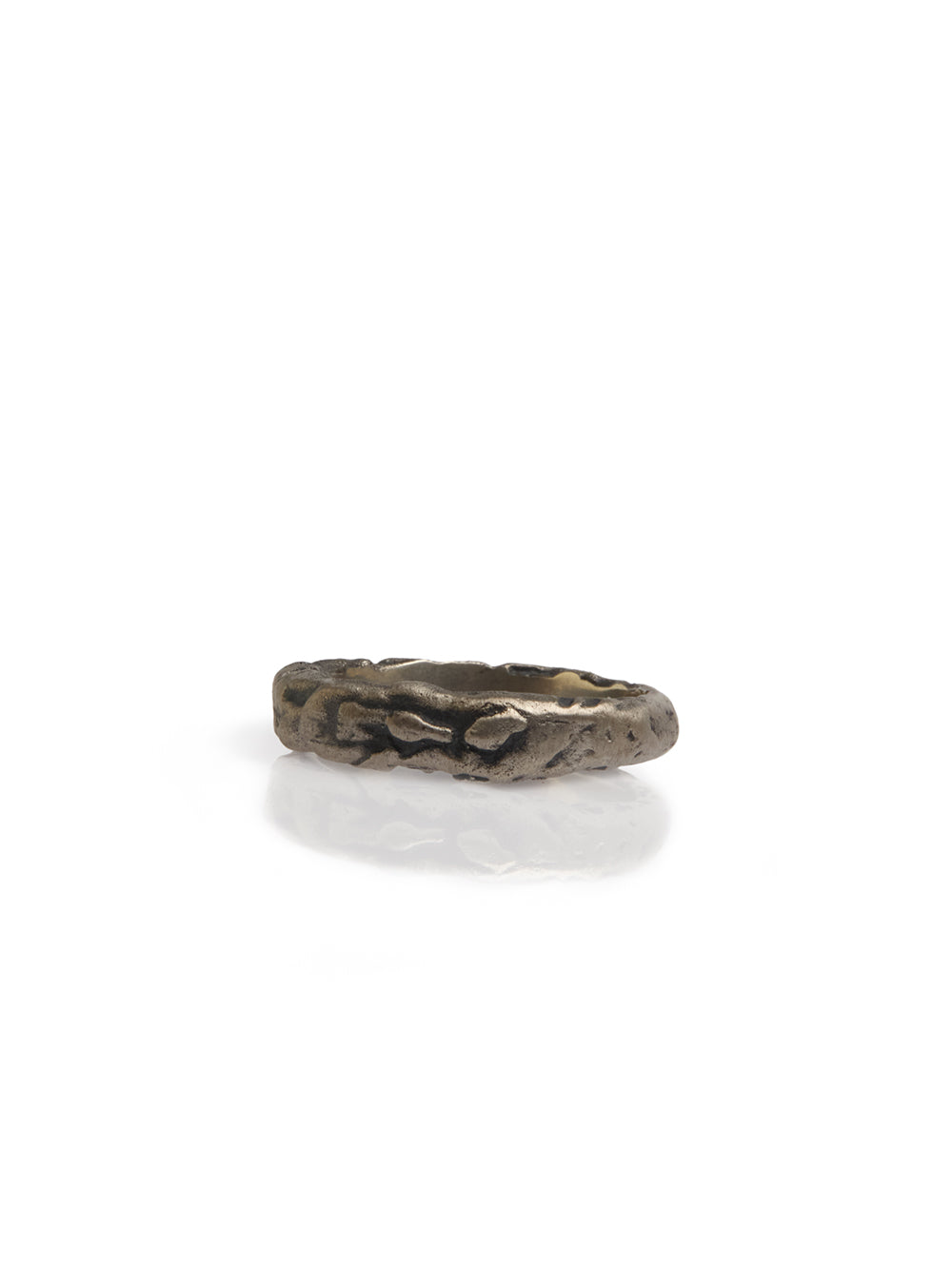 Textured Oxidized Ring