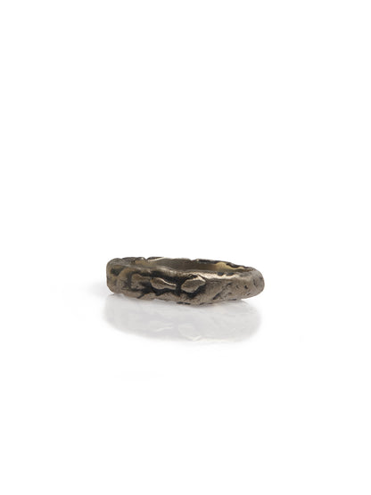 Textured Oxidized Ring