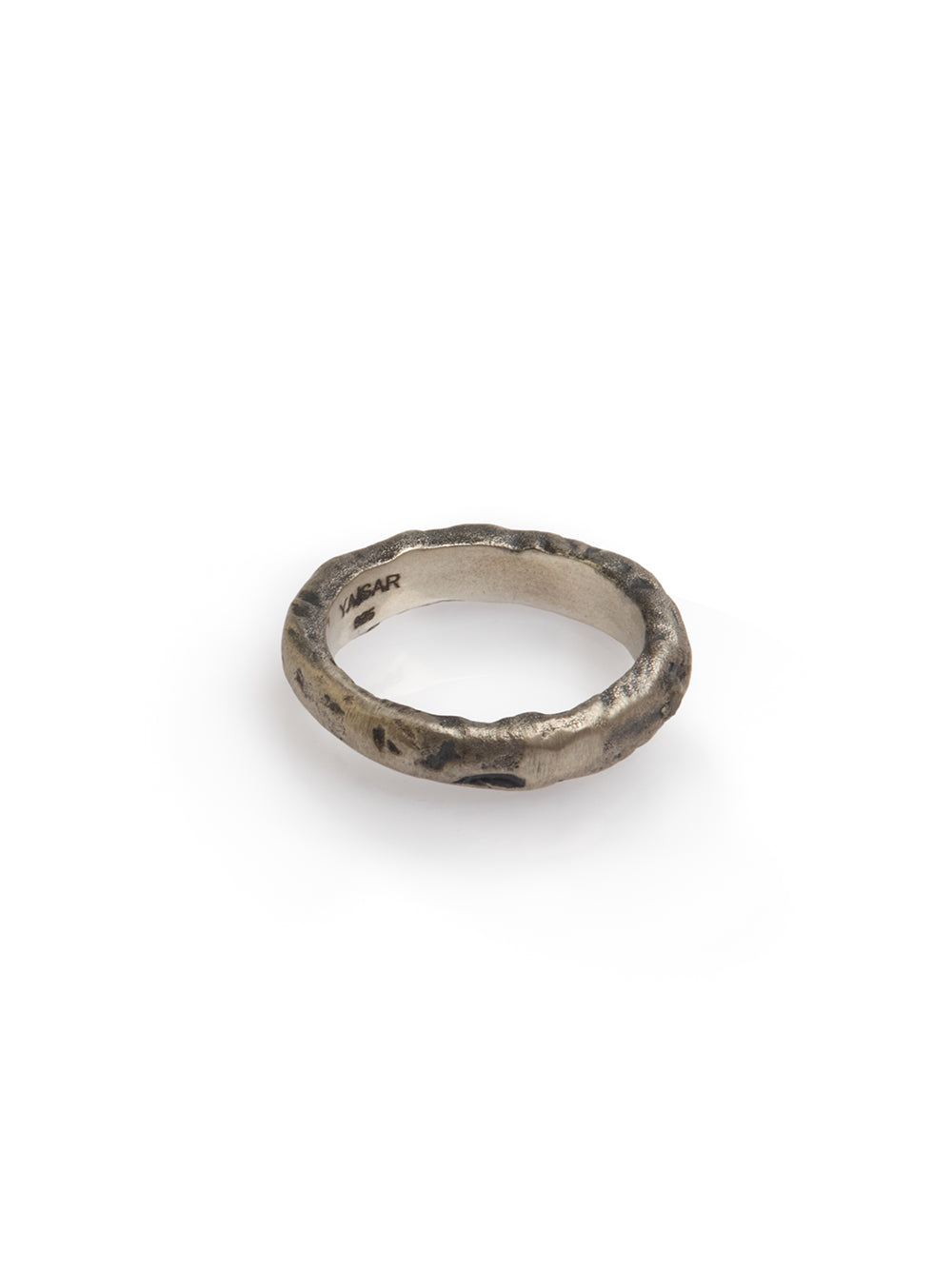 Textured Oxidized Ring