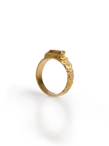 Sterling Silver Textured Ring