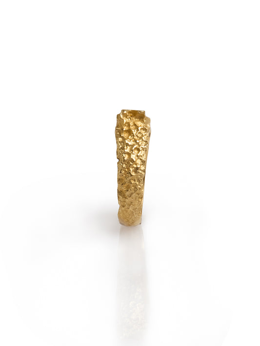 Sterling Silver Textured Ring