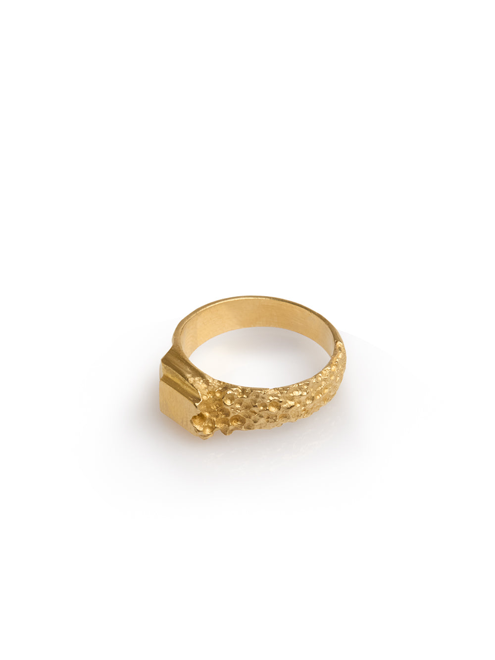 Sterling Silver Textured Ring