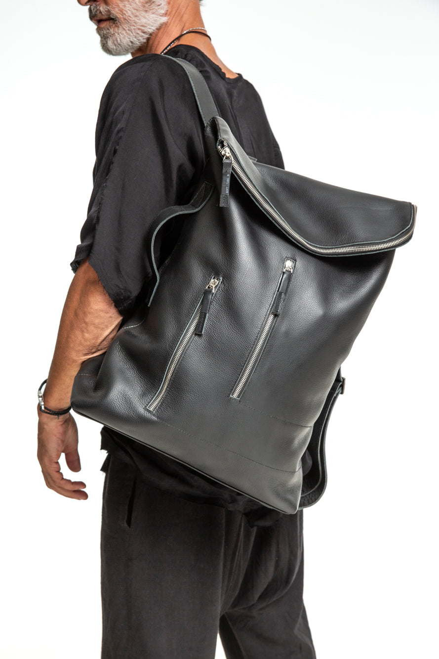 Vault Leather Backpack